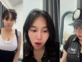 Elvara Caliva Live Cosplay Polwan & Maid Bikin Nafsu