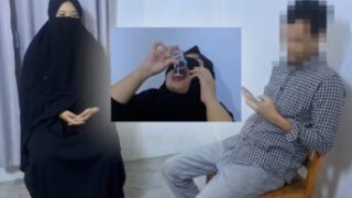Undangan Bertamu Endingnya Telen Peju MILF Jilbab Hyper