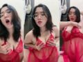 Nafsu Amat Host Lingerie Merah Uting Nongol Dream