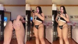 Ina Chu Semakin Binal Striptis Kostum Jaring Instagram