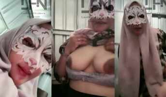 Chocomatcha Jilbab Solehot Pamer Remas Toket Eksib