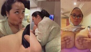 Hijab Kacamata Super Tobrut Blowjob Merem Melek