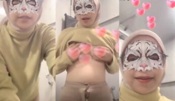 Dania Bentaran Doang Remas Toket Eksib Toilet Umum