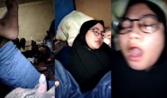 Bokep Jilbab Hitam Pantat Besar Mendesah Ngewe di Kost-an